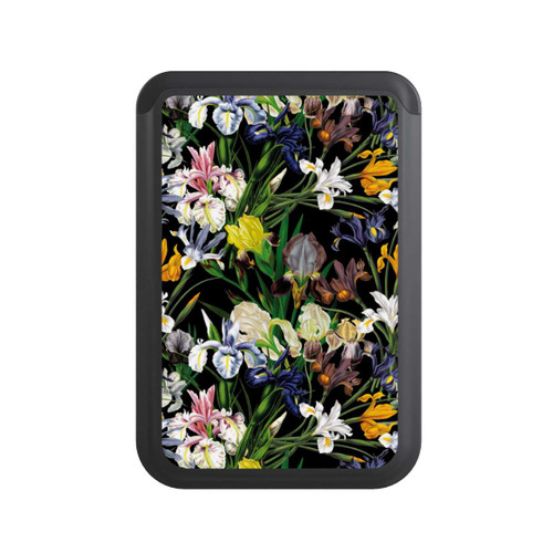  Cardholder Dunkle Wildblumentapete