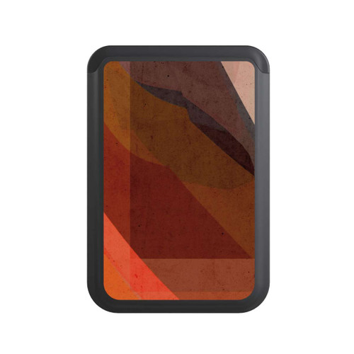  Cardholder Vague rouge rouille