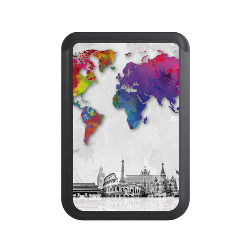  Cardholder Worldmap with Skyline