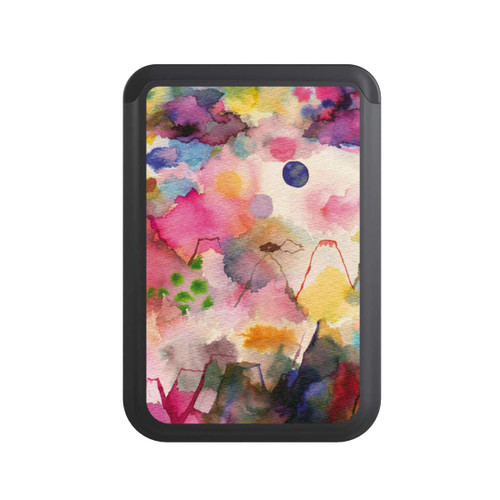  Cardholder Aquarell bunte Berge
