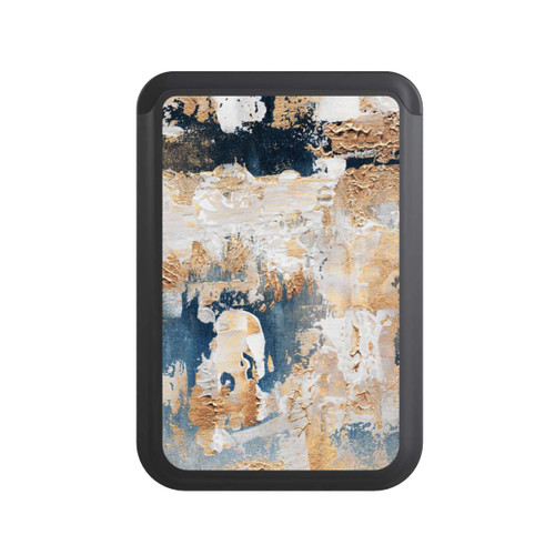  Cardholder Abstraktion Blau und Gold