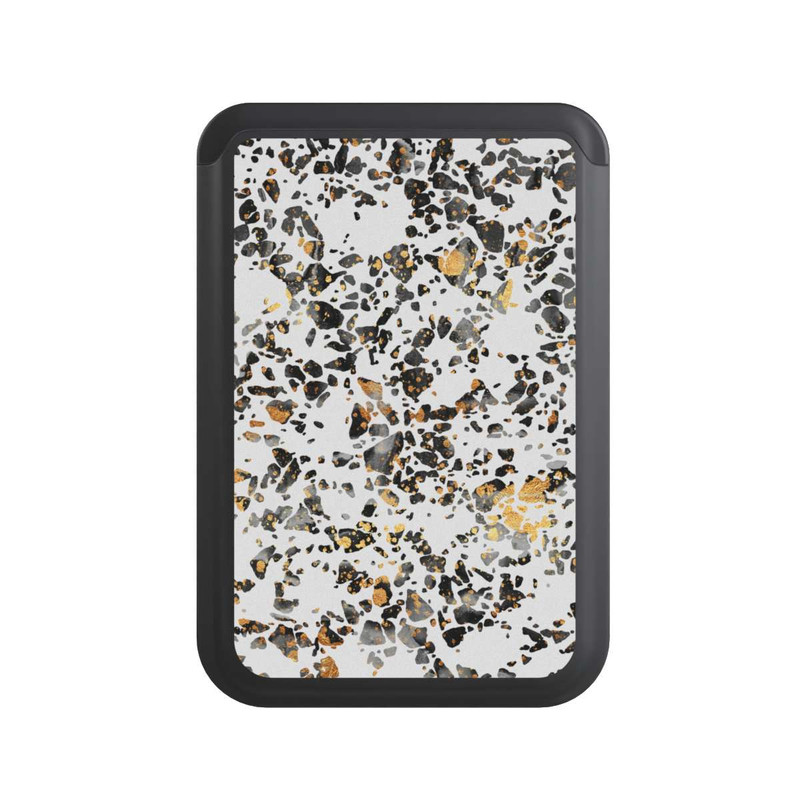  Cardholder Gold Speckled Terrazzo