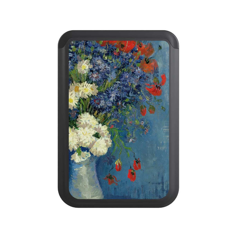  Cardholder Vase avec Bleuets et Coquelicots - Vicent Van Gogh