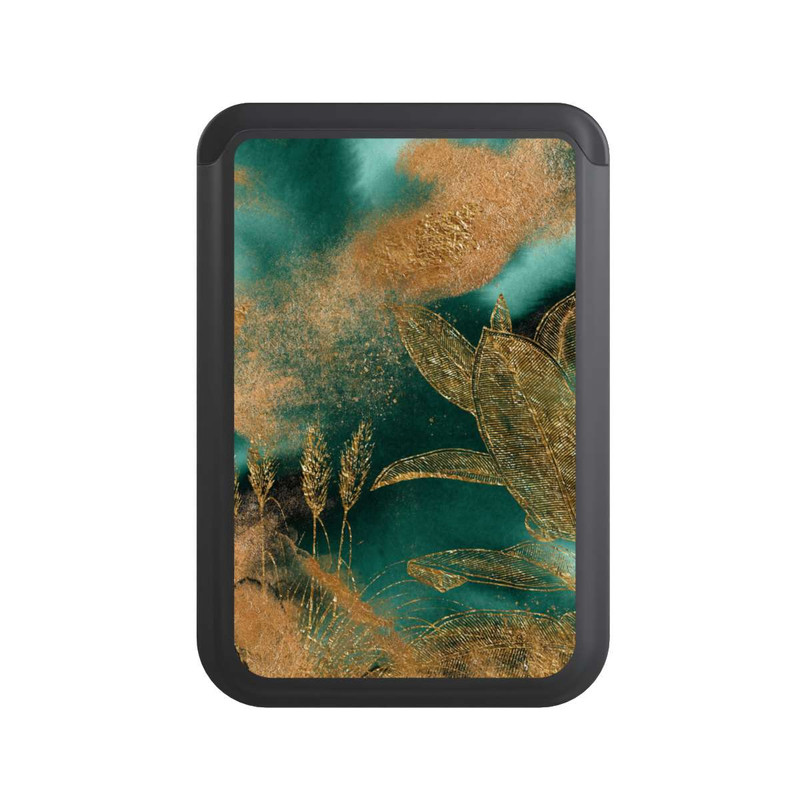  Cardholder Nature Or et Vert