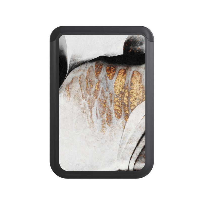  Cardholder Schwarze und goldene Adern
