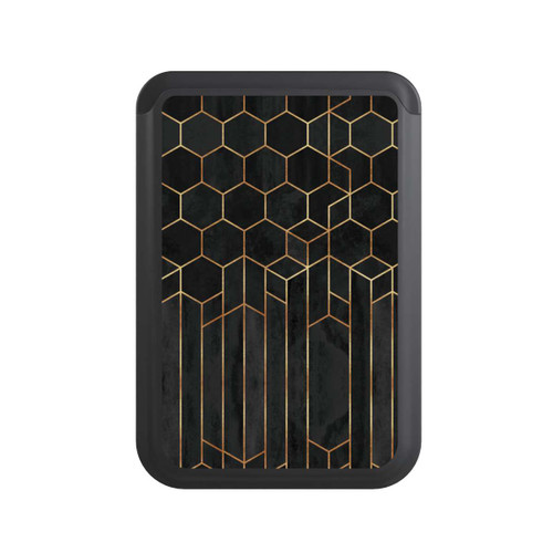  Cardholder Schwarze Sechsecke