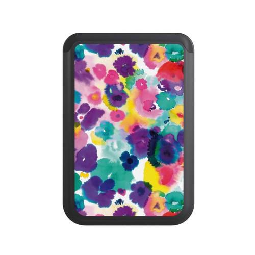  Cardholder Aquarellblumen abstrakt