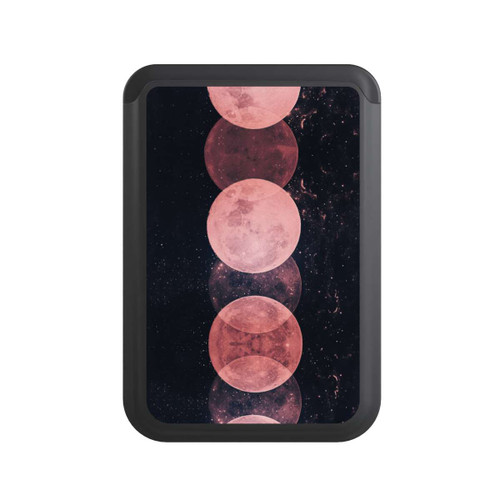  Cardholder Rosa Mondphasen