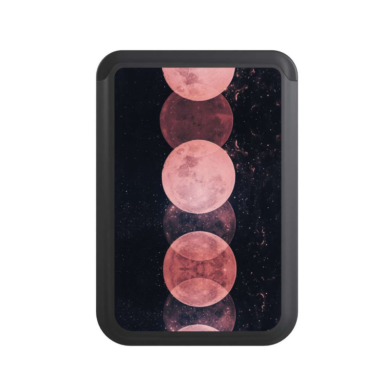  Cardholder Phases de la lune rose