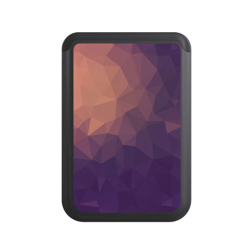  Cardholder Polygonal Mosaic Rot/Violett