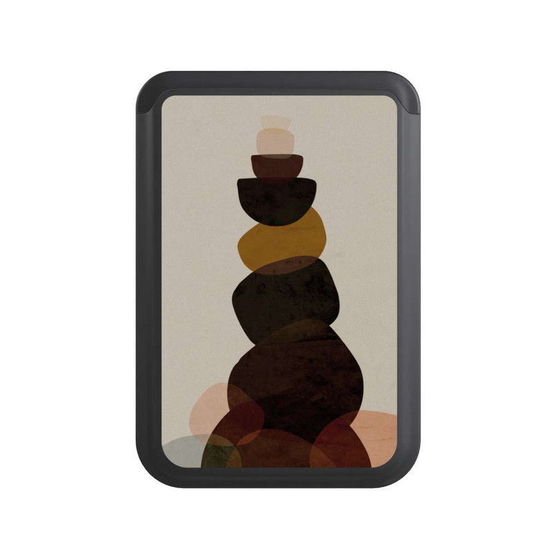  Cardholder Stones No 5 Brown