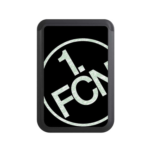  Cardholder FCN Logo in Weiß Texture Hintergrund Schwarz