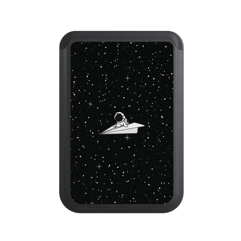  Cardholder Astronaut Paper Plane Comic
