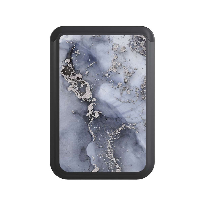  Cardholder Encre Bleu Argent