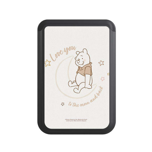  Cardholder Winnie Pooh on The Moon