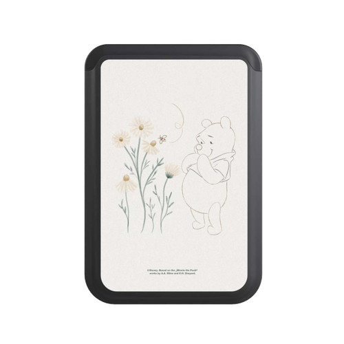  Cardholder Winnie Pooh Looks at Daisies