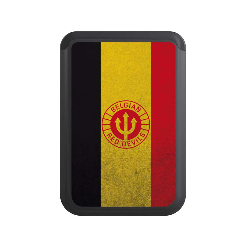  Cardholder Belgische Rote Teufel Flagge