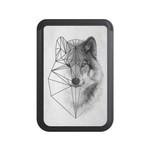  Cardholder Polygonaler Wolf