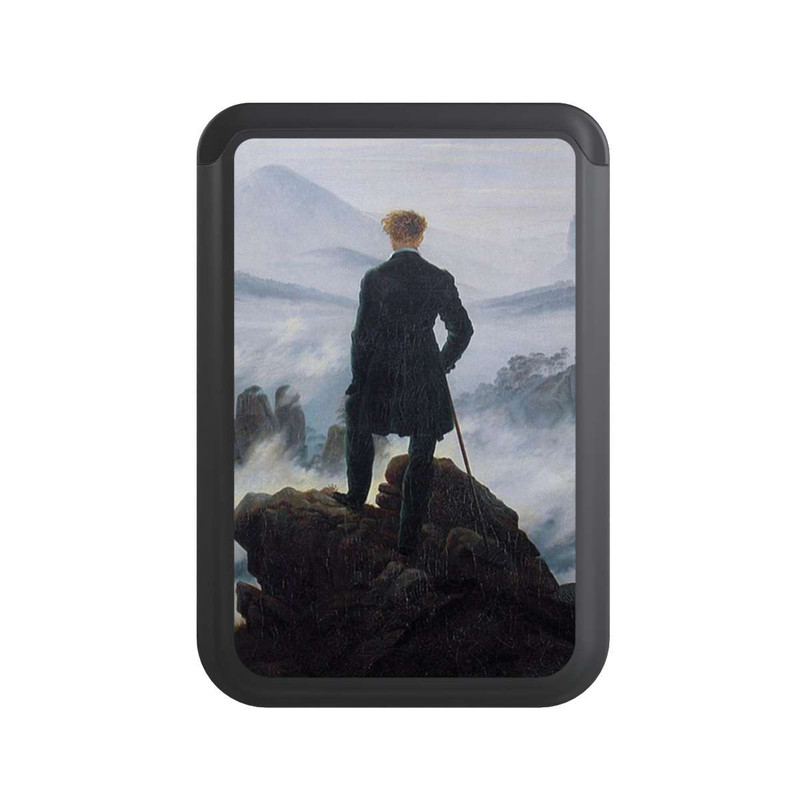  Cardholder Le Vagabond au-dessus de la Mer de Brouillard