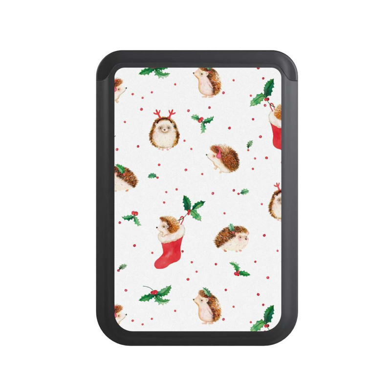  Cardholder Christmas Cute Hedgehog
