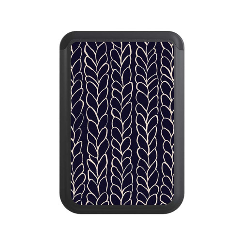  Cardholder Wool Braids Drawings Navy