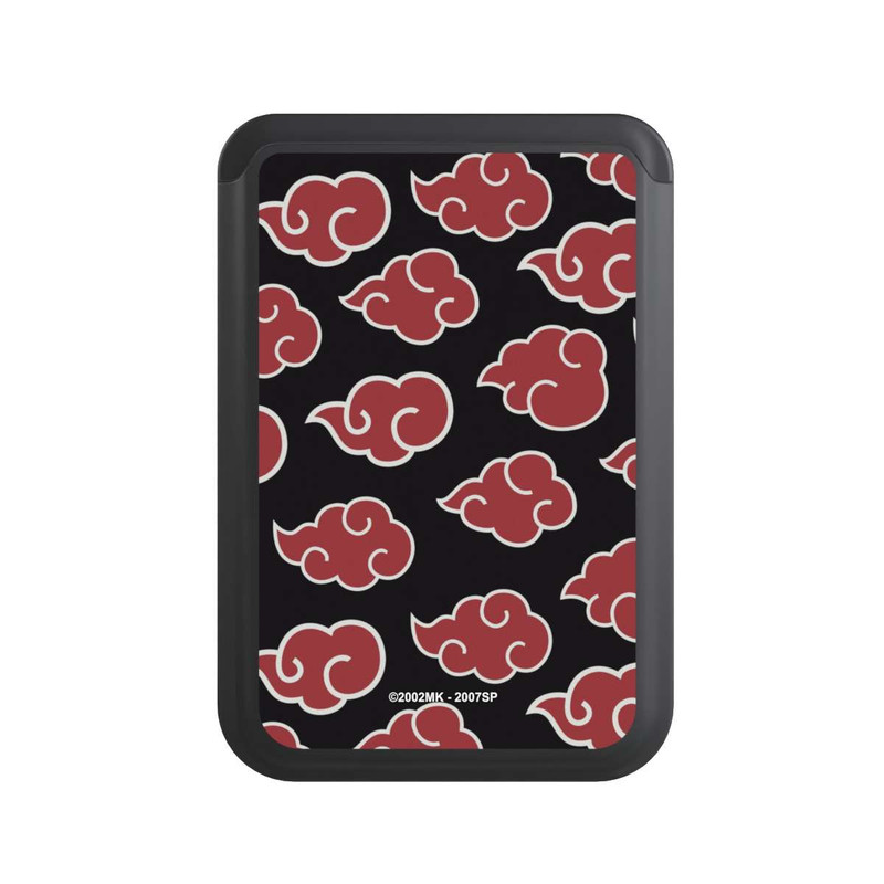  Cardholder Akatsuki Pattern Black Big