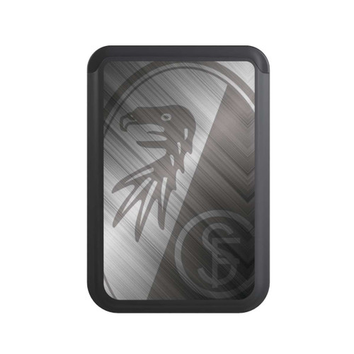  Cardholder SC Freiburg Glänzendes Metall Hintergrund