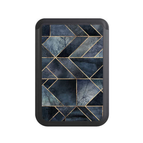  Cardholder Abstraktes Natur-Dunkelblau