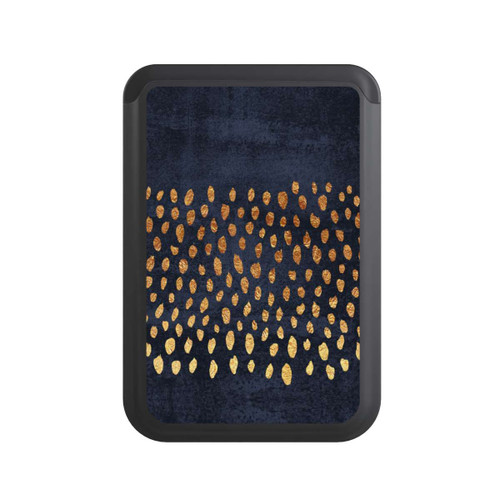  Cardholder Muster Gold und Marine