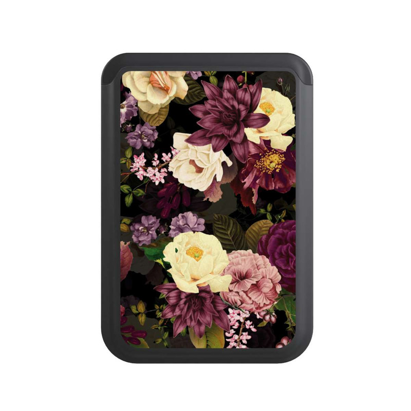  Cardholder Dark Flower Bees