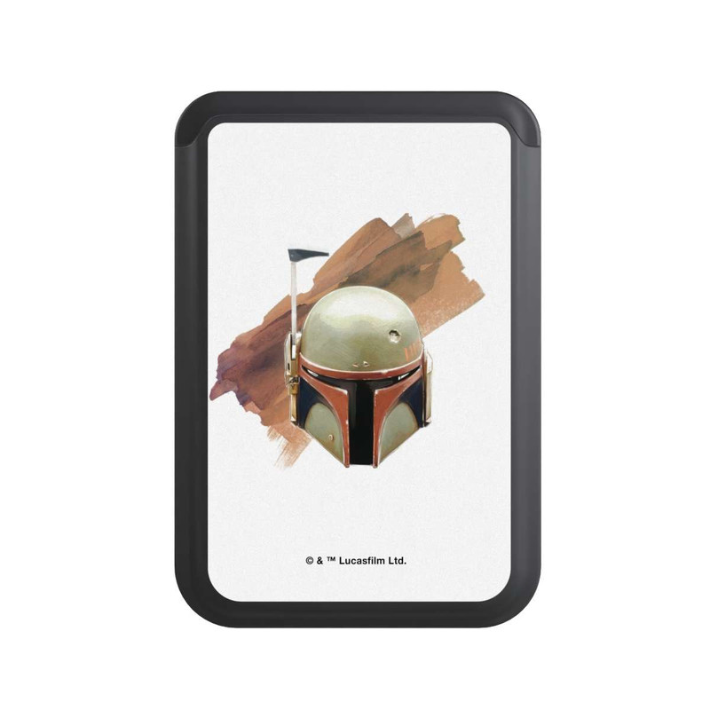  Cardholder Casque Boba Fett Blanc