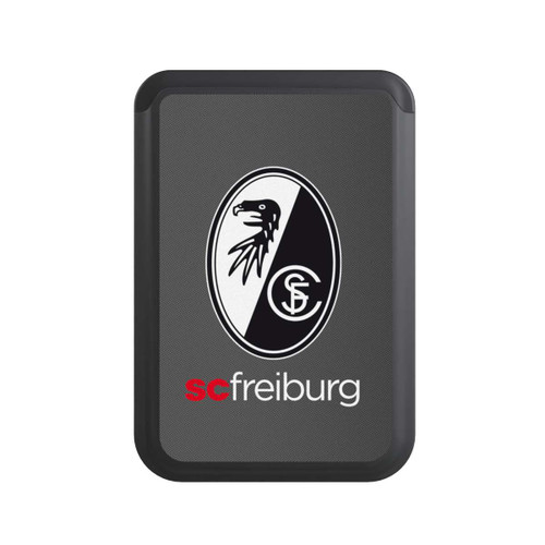  Cardholder Carbon Hell Hintergrund mit dem Schriftzug SC Freiburg