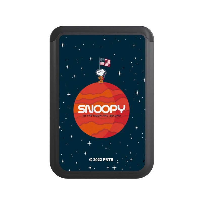  Cardholder Snoopy Voyageur de l'espace Orange