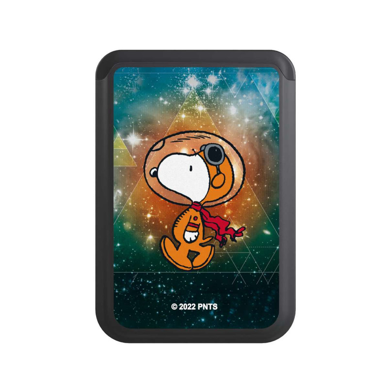  Cardholder Snoopy Voyageur de l'espace Vert
