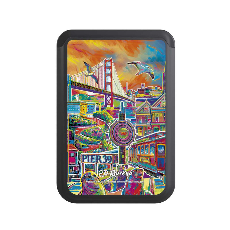  Cardholder San Francisco Art By P.D. Moreno
