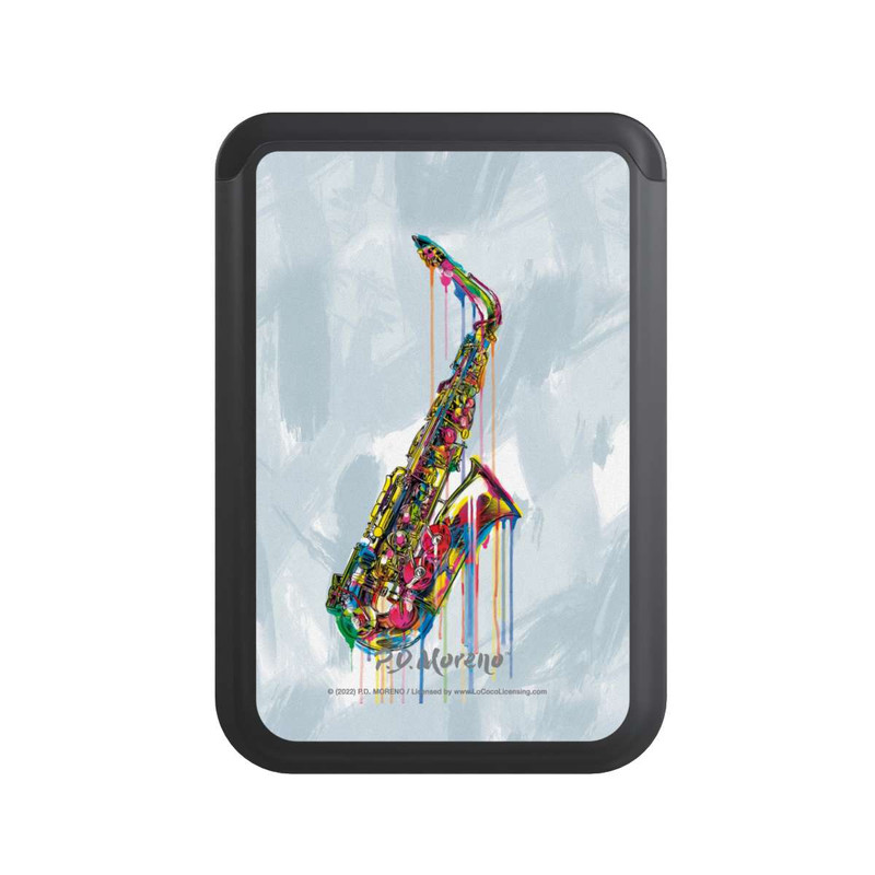  Cardholder Saxophone Art By P.D. Moreno