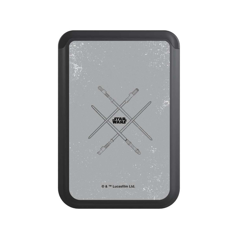  Cardholder Sabres laser gris