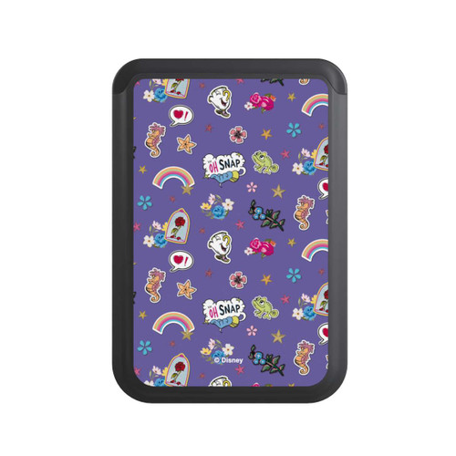  Cardholder Princess Pattern Purple Disney Princess