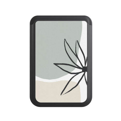  Cardholder Blume Minze und Sahne