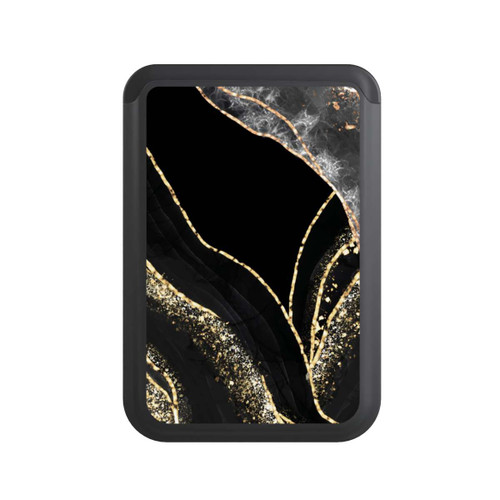  Cardholder Dark Marble Gold