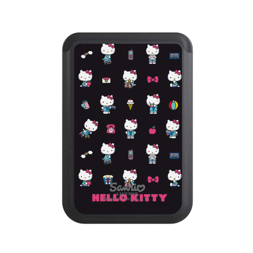  Cardholder Hello Kitty 90s Schwarz