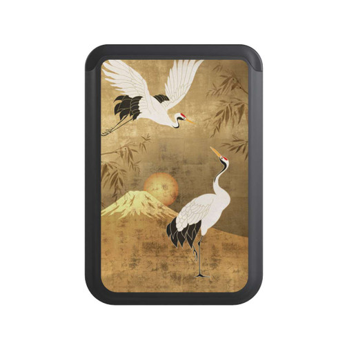  Cardholder Cranes Gold Japan 1