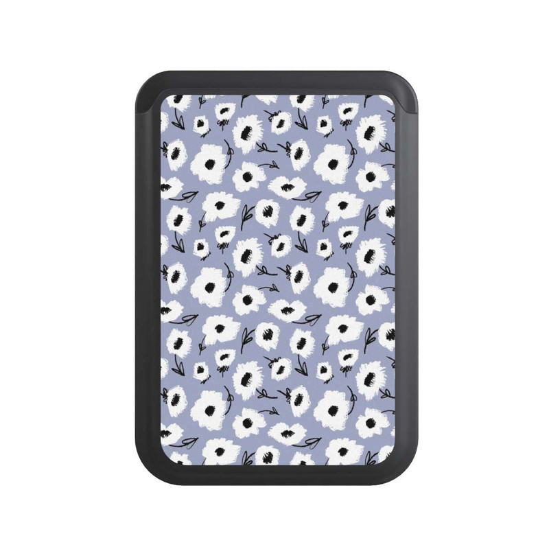  Cardholder Pattern Fleurs Lilas