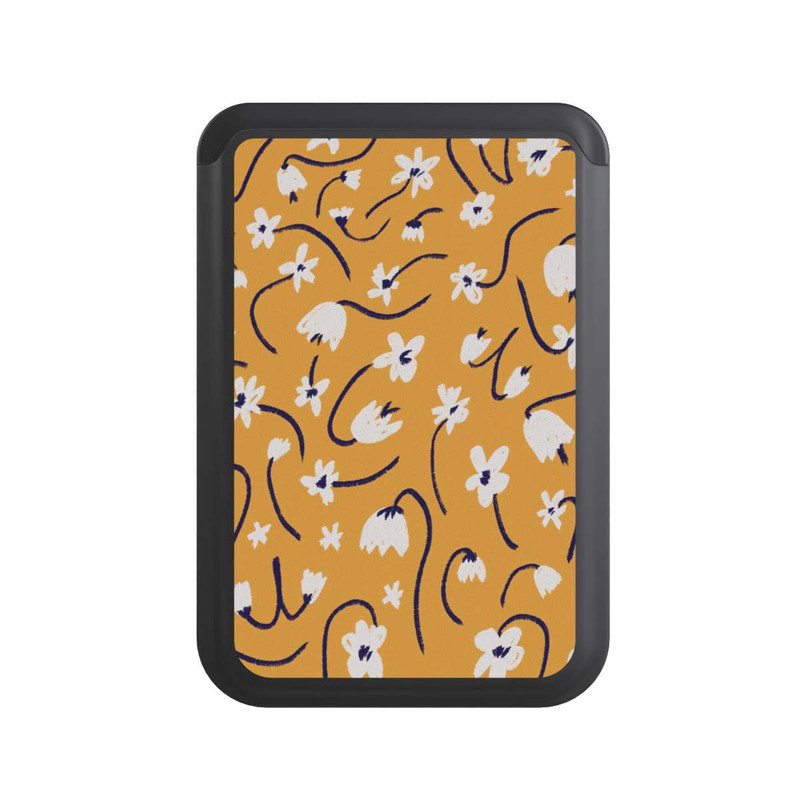  Cardholder Pattern Petites Fleurs Jaunes