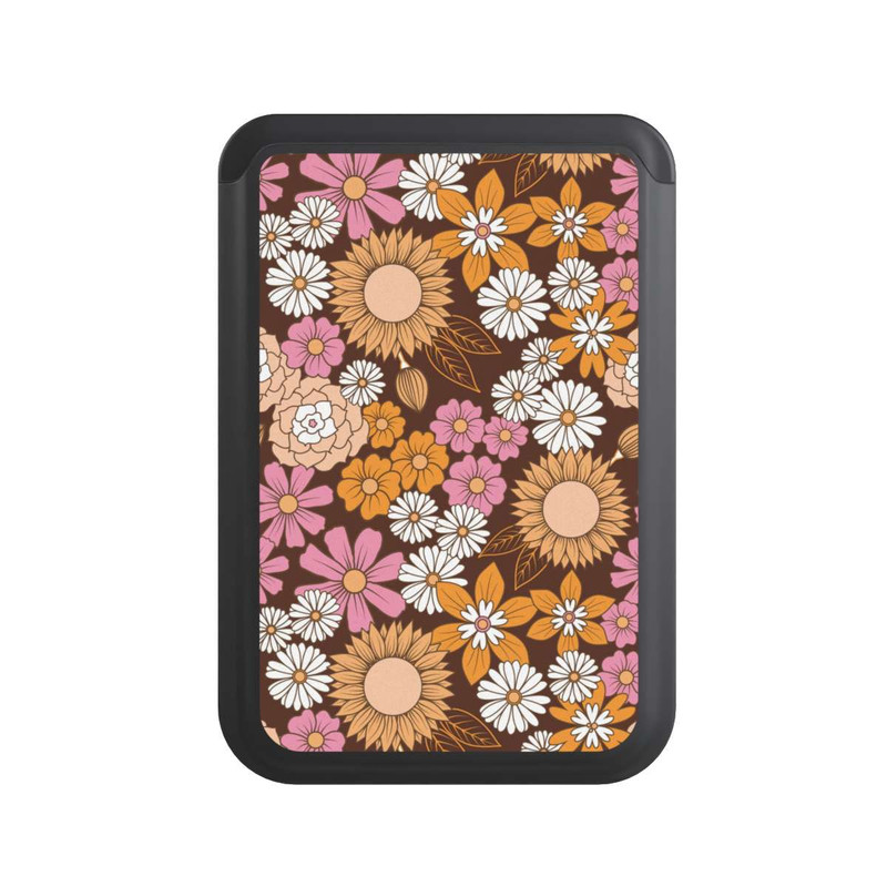  Cardholder Vintage Boho Blumen