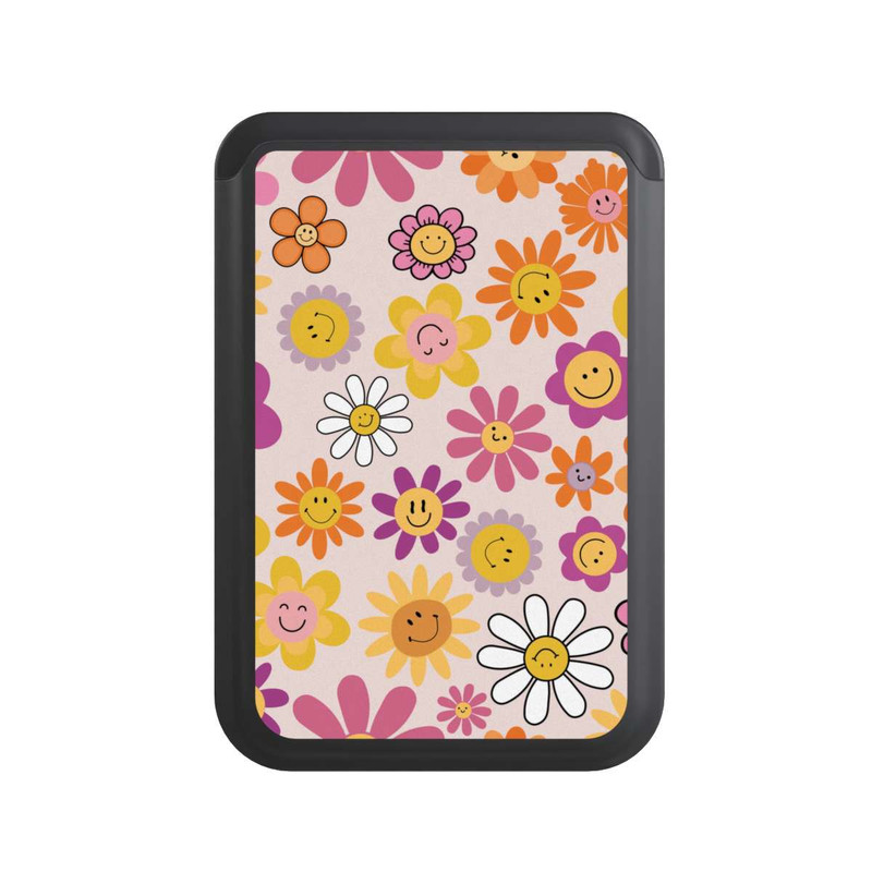  Cardholder Smiles Pink Flowers