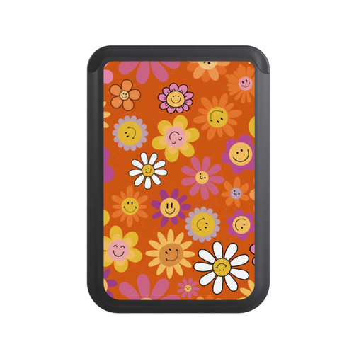  Cardholder Smiles Orange Flowers