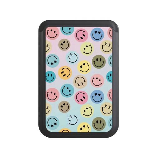  Cardholder Smiles Emotes Pattern Colorful