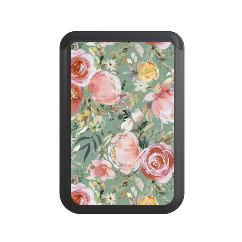  Cardholder Bouquet de Pivoines Pastelles