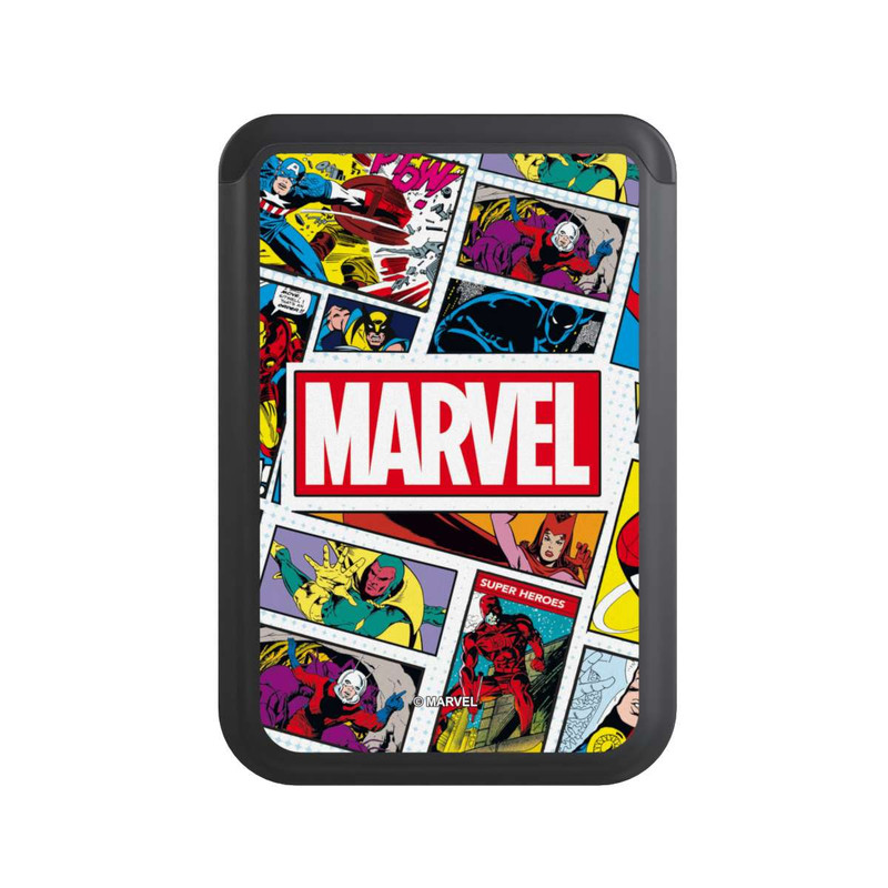  Cardholder Marvel Comic Pattern